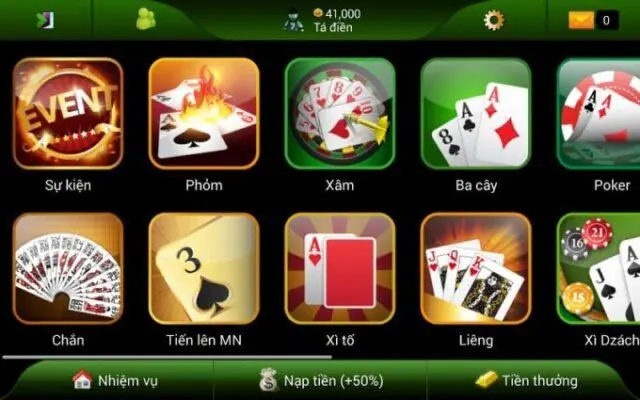 Các Trò Chơi Game Bài Phổ Biến Tại HitClub